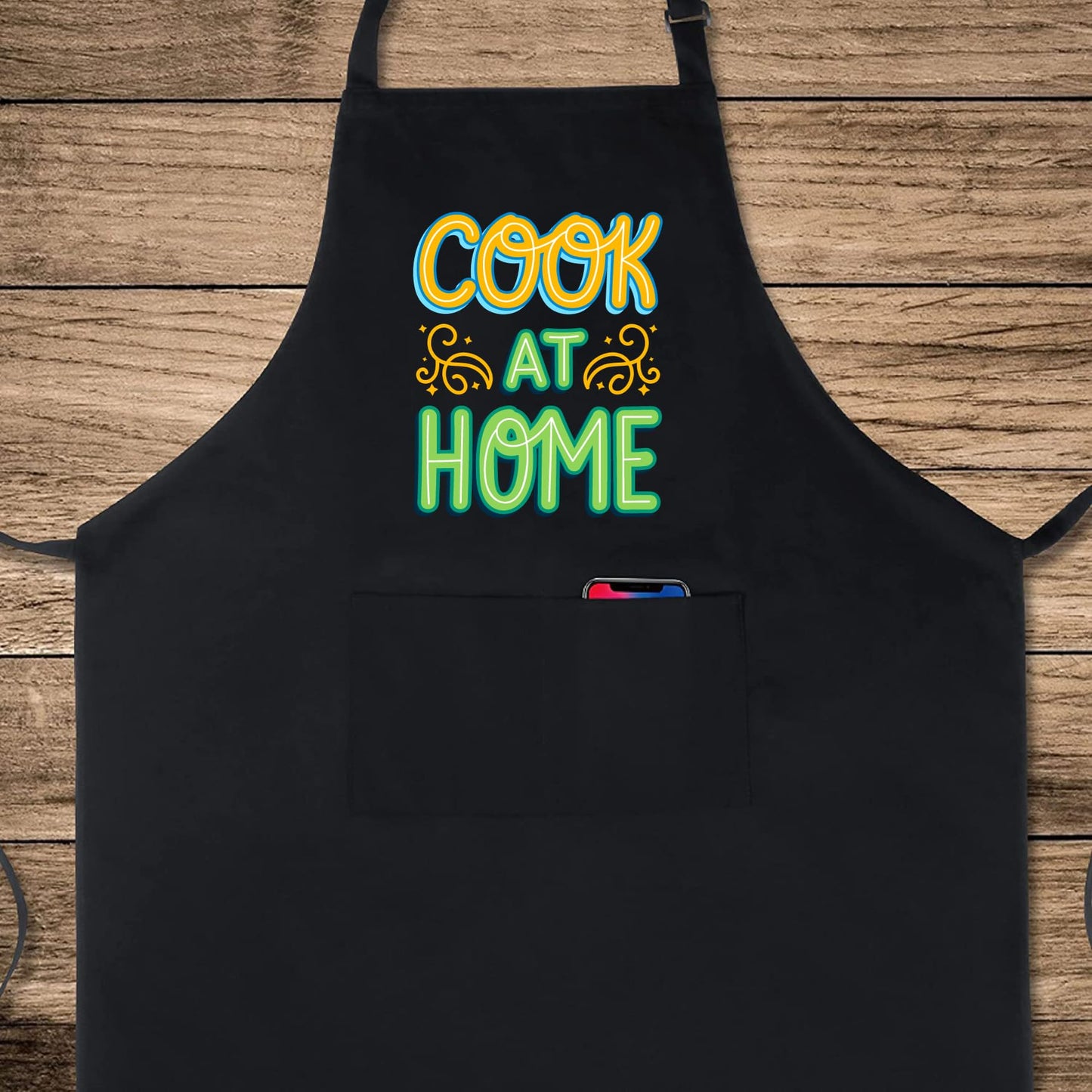Cook At Home Funny Aprons for men Printed Apron Gift for Her Chef Apron Kitchen Apron BBQ Apron Gift Baking Apron Father Day Gift
