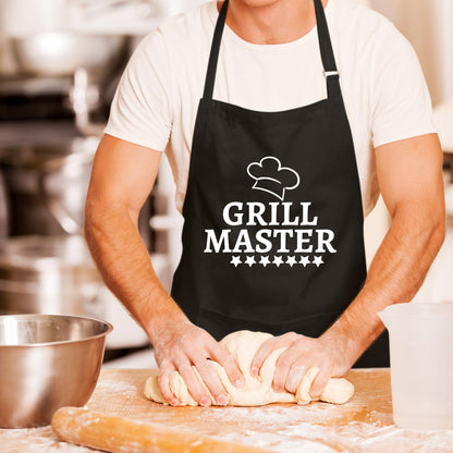 Grill Master Funny Aprons for men Printed Apron Gift for Her Chef Apron Kitchen Apron BBQ Apron Gift Baking Apron Father Day Gift