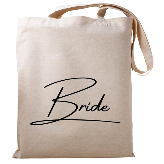 Bride Tote Bag Bridesmaid Gift Wedding Party Essentials Bridal Showers Spacious Durable Stylish Accessory for the Bride Reusable Casual Bag for Work Shopping Travel