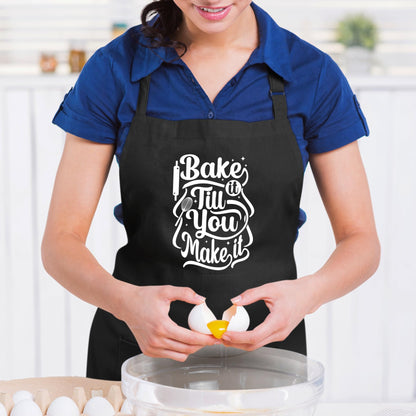 Bake It Till You Make It Funny Aprons for men Printed Apron Gift for Her Chef Apron Kitchen Apron BBQ Apron Gift Baking Apron Father Day Gift