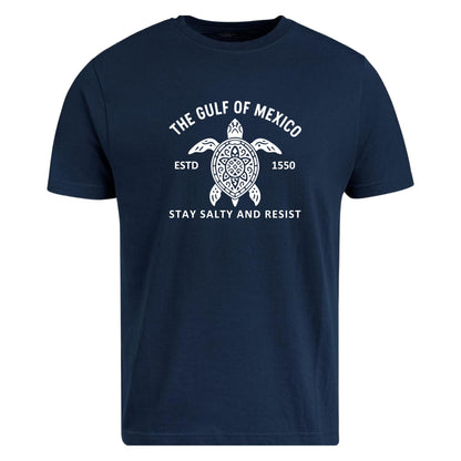 Be Buz The Gulf of Mexico Est. 1550 T-Shirt Stay Salty and Resist Liberal Coastal Heritage Tee Unisex Crewneck for Men and Women - Top Tee