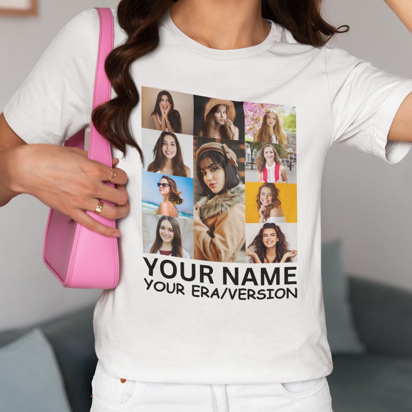 Be Buz Custom Photo T-Shirt Era's Tour Personalized Concert Shirt with Your Picture Bachelorette Party Gift for Women Men for Birthday Valentines - Top Tee
