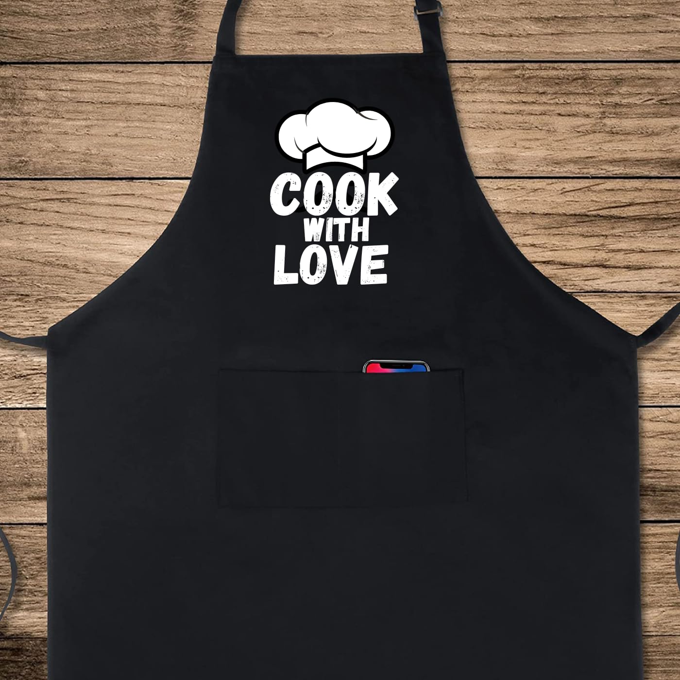 Cook With Love Funny Aprons for men Printed Apron Gift for Her Chef Apron Kitchen Apron BBQ Apron Gift Baking Apron Father Day Gift