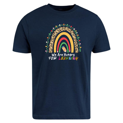 Be Buz We are Hungry for Learning Shirt Funny Teacher T-Shirt Back to School Tee 1st Day of School Teacher Appreciation Gift