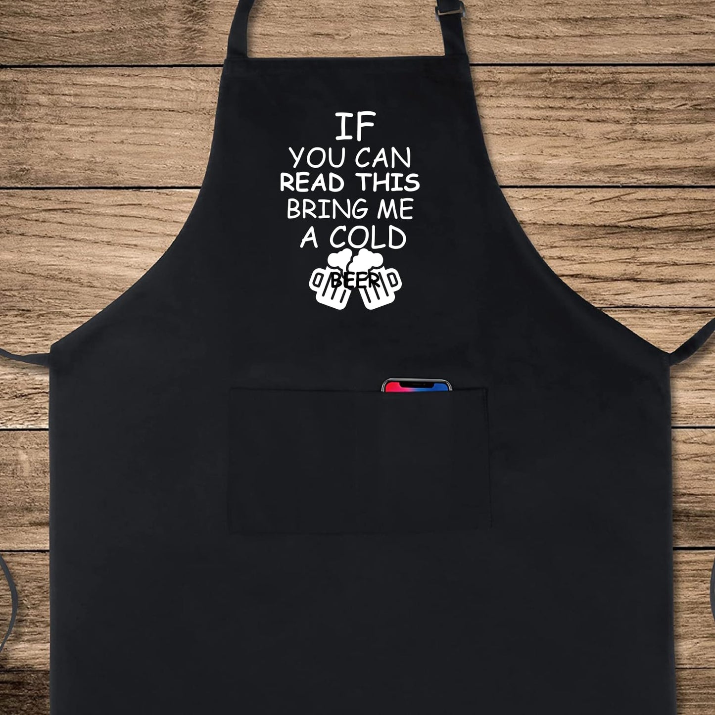If You Can Read This Bring Me A Cold Beer Funny Aprons for men Printed Apron Gift for Her Chef Apron Kitchen Apron BBQ Apron Gift Baking Apron Father Day Gift