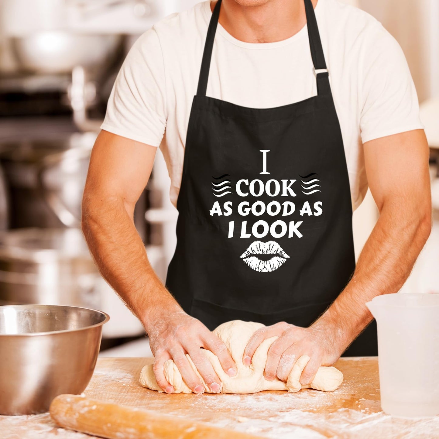 I Cook As Good As I Look Funny Aprons for men Printed Apron Gift for Her Chef Apron Kitchen Apron BBQ Apron Gift Baking Apron Father Day Gift