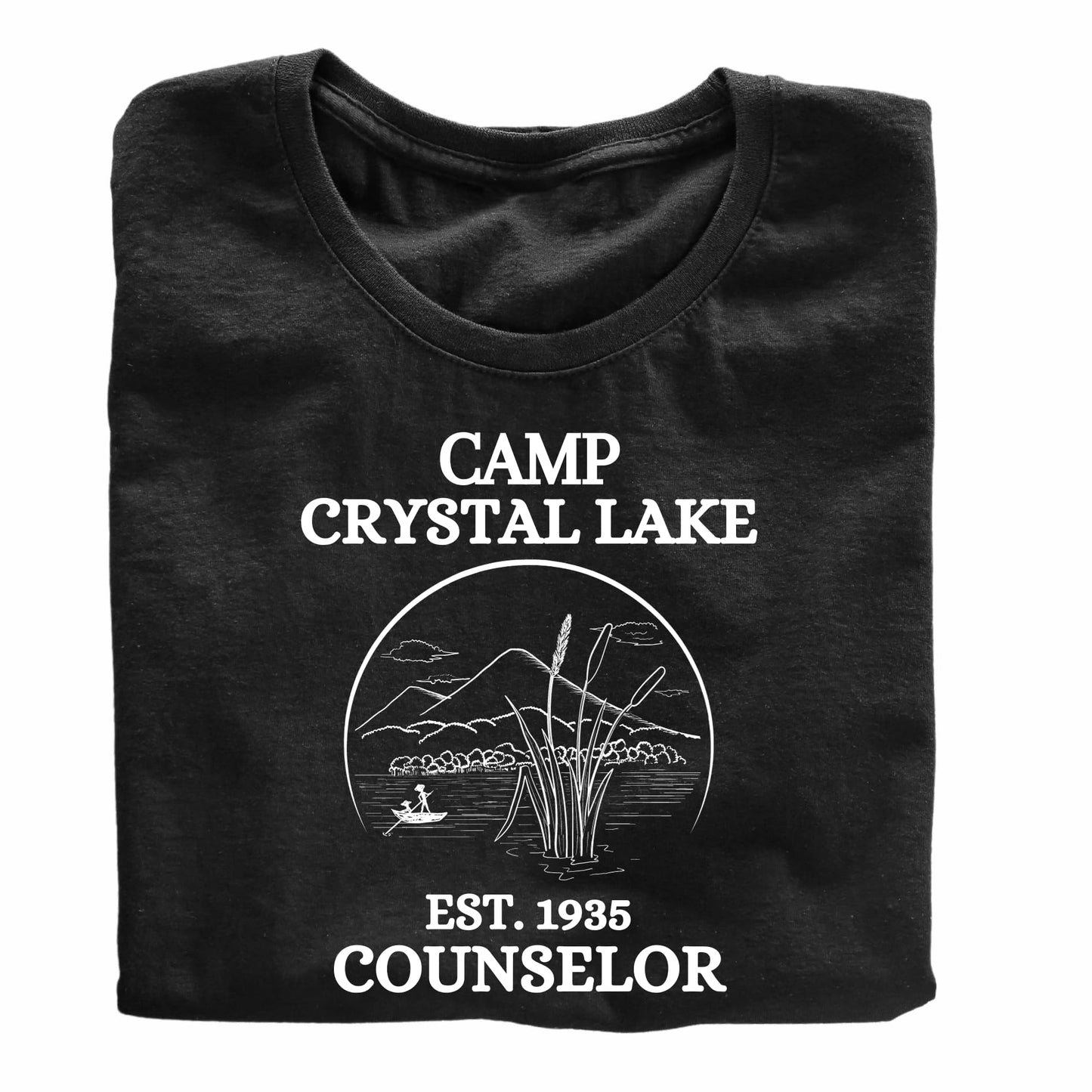 Camp Crystal Lake Funny Printed Black Adults Unisex Men Women Summer Winter Cotton Crew Neck Casual T-Shirt - Top Tee