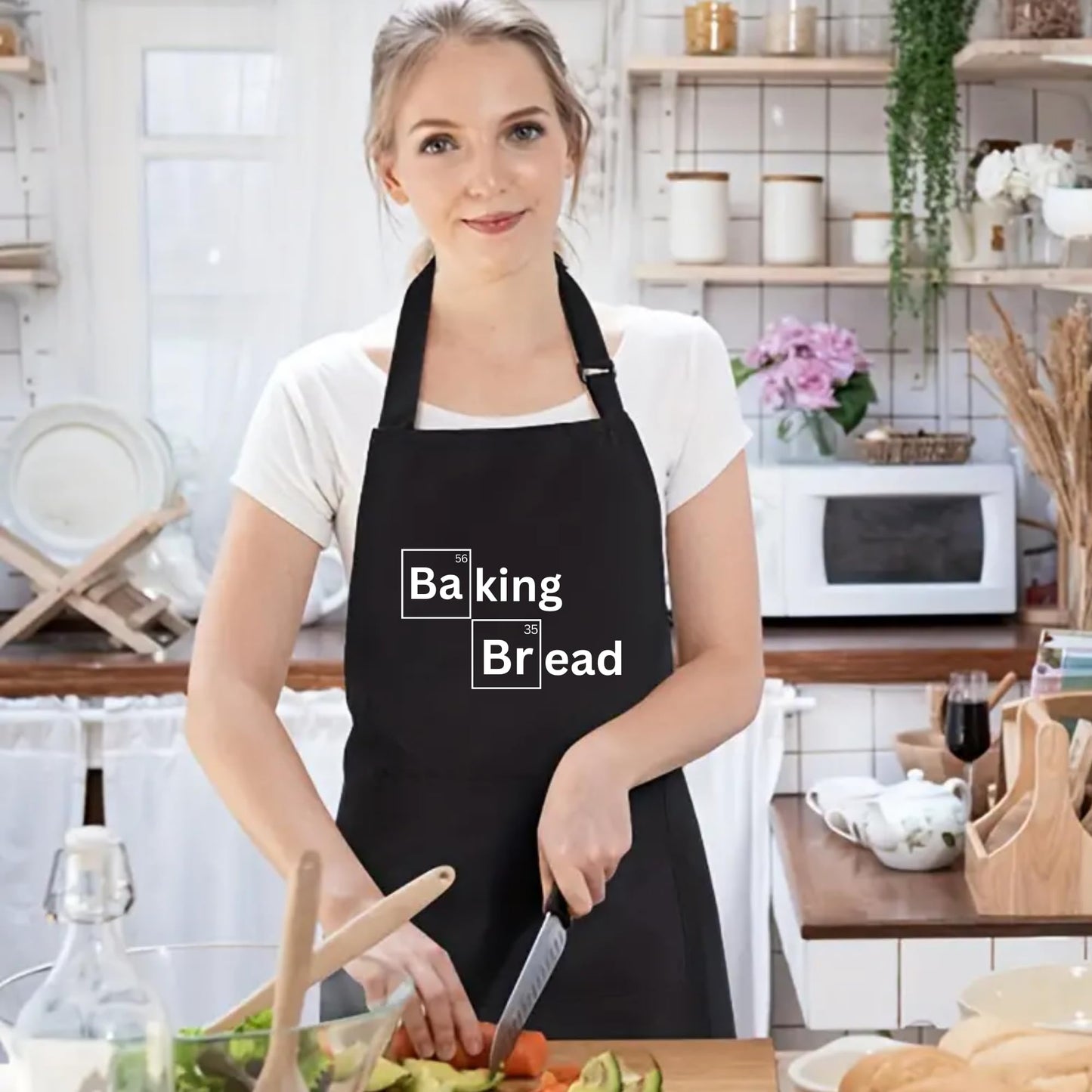 Baking Bread The Essential Bread Bakers Apron Funny Apron Dad Aprons Gift for Him Aprons for Mens Chef Apron Baking Apron Father Day Gift Black Apron