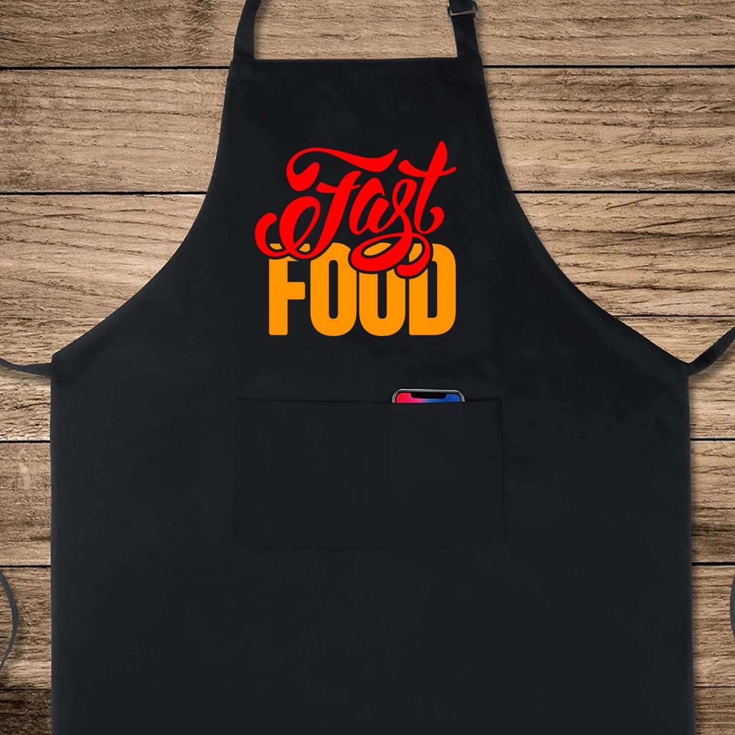 Fast Food Funny Aprons for men Printed Apron Gift for Her Chef Apron Kitchen Apron BBQ Apron Gift Baking Apron Father Day Gift