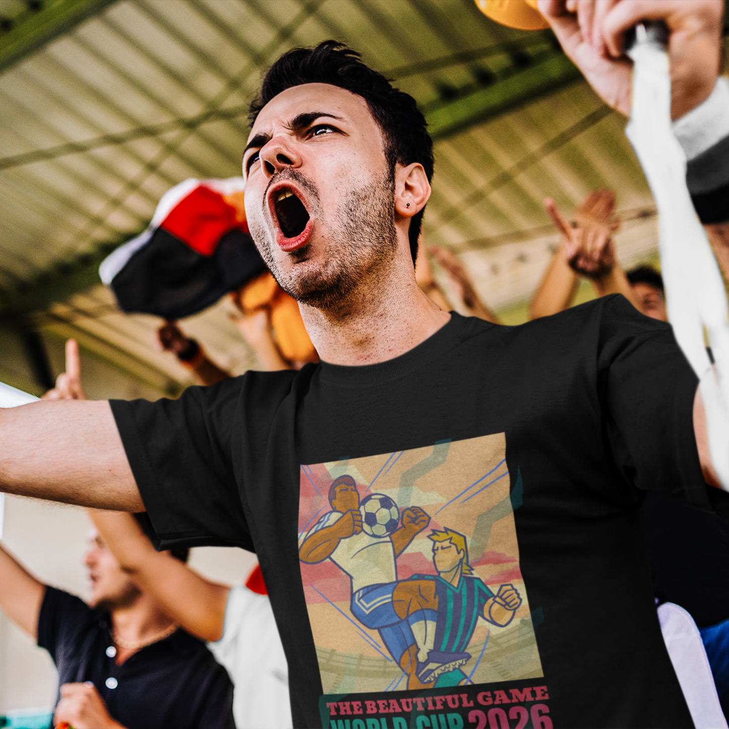 The Beautiful Game – Retro World Cup 2026 T-Shirt | Vintage Football Graphic Tee | FIFA Fan Gift - Top Tee