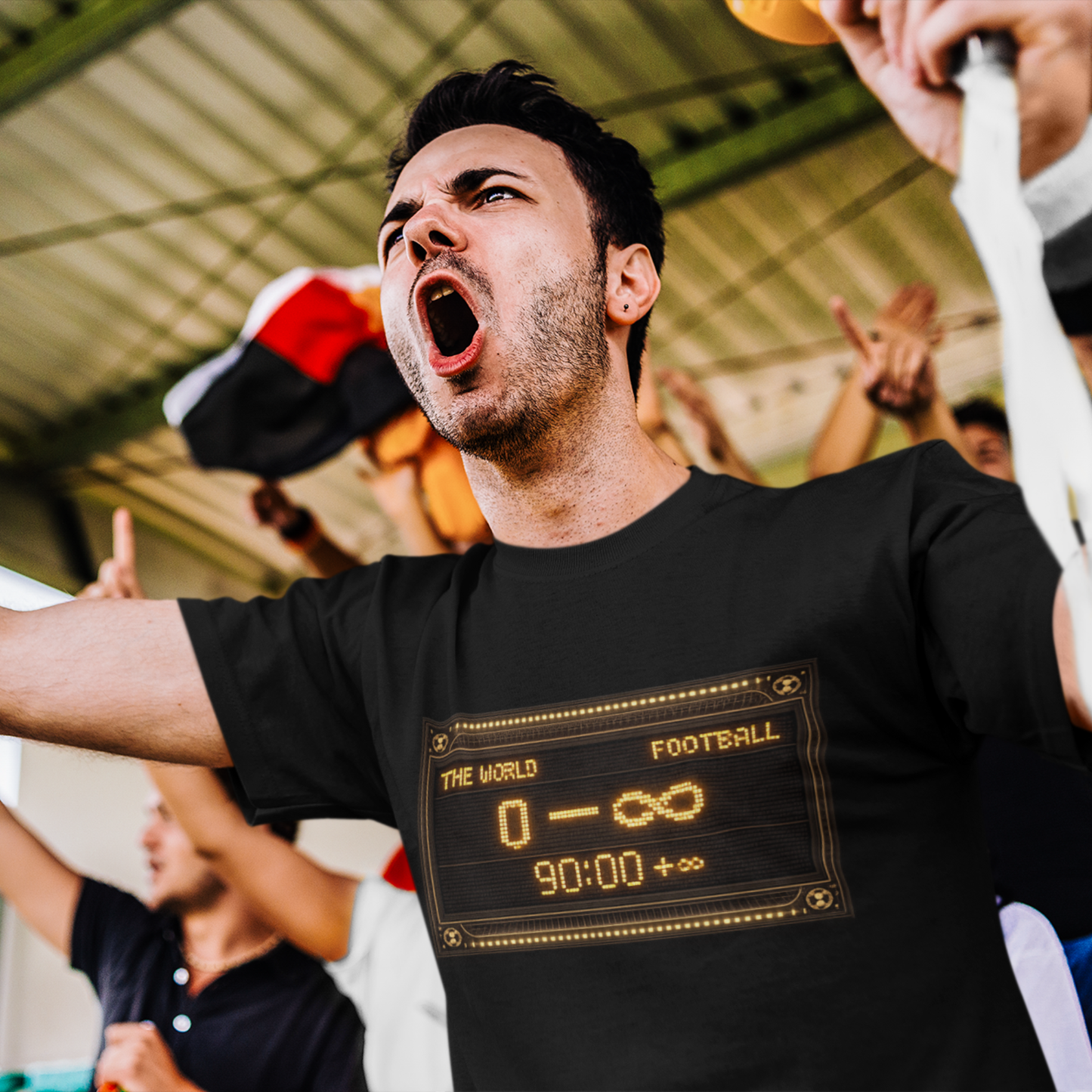 Retro Scoreboard Football T-Shirt – 90:00 +∞ – World Cup 2026 - Top Tee