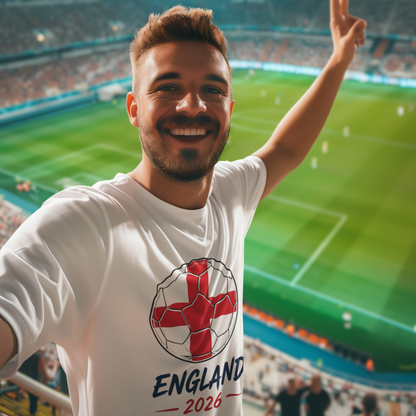 England 2026 | World Cup Football T-Shirt | England Fan Gift