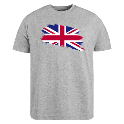 Be Buz Union Jack Flag T-Shirt for Women Great Britain Ladies Cool Distressed Flag Cotton Shirt Gift for her