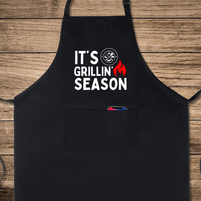 Its Grillin Season Funny Aprons for Women Printed Apron Gift for Her Chef Apron Kitchen Apron BBQ Apron Gift Baking Apron Father Day Gift