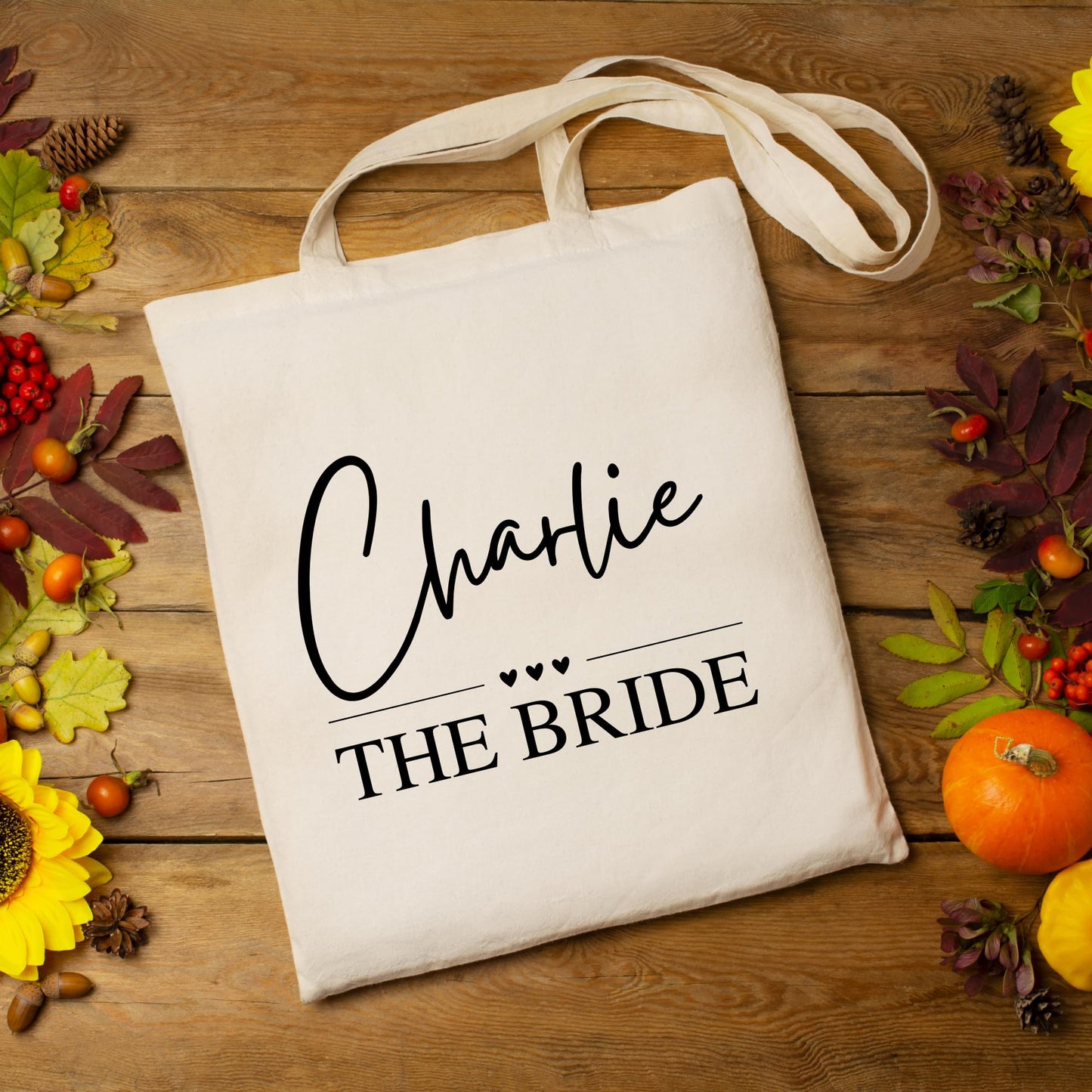 BeBuz Custom Bride Name Tote Bag Personalized Bridal Tote, Custom Bride’s Name, Wedding Day Accessory, Bride Gift Bag, Bride to Be, Reusable Casual Bag for Work Shopping Travel