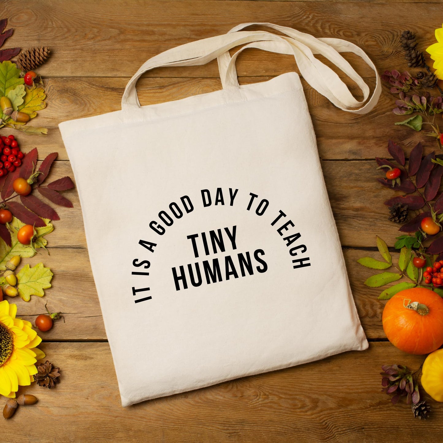 Be Buz Teacher Appreciation Gift tote Bag Its a Good Day to Teach gift for women funny Reusable tote bag natural