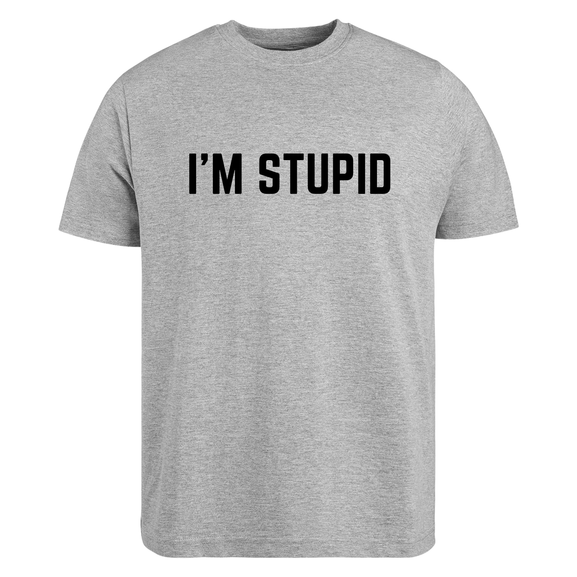 Be Buz I'm Stupid I'm with Stupid T-Shirt Funny Novelty Matching Couples Tee - Top Tee