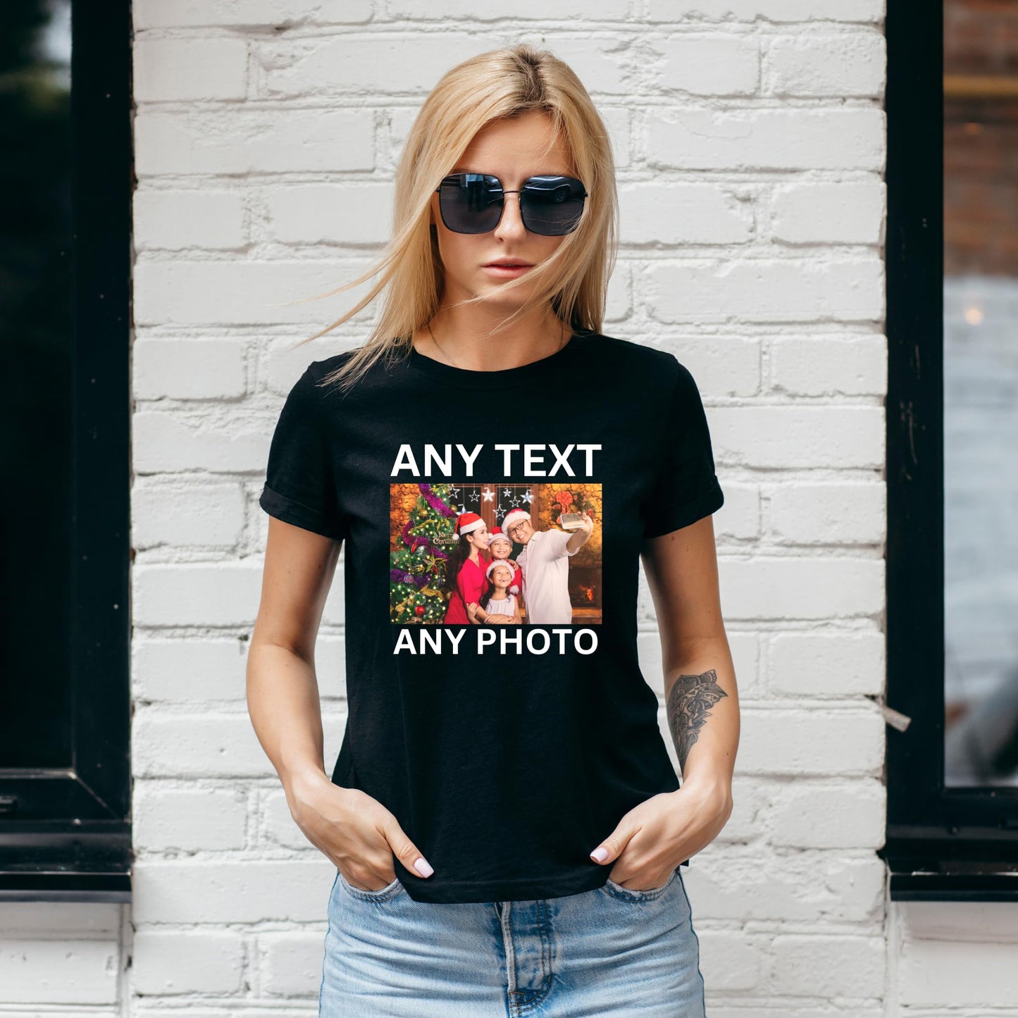 Design Your Own T-Shirt - Custom Text, Photo & Colour