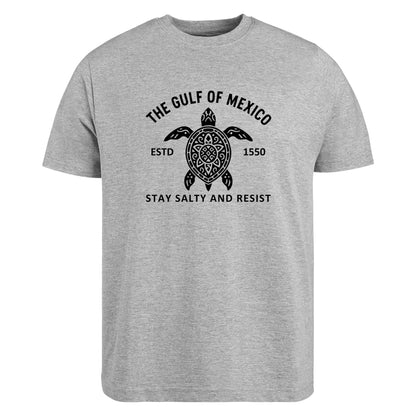 Be Buz The Gulf of Mexico Est. 1550 T-Shirt Stay Salty and Resist Liberal Coastal Heritage Tee Unisex Crewneck for Men and Women - Top Tee