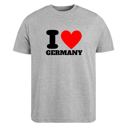 Be Buz I Love Germany T-Shirt Unisex Graphic Tee with Classic Heart Design Trendy Germany Souvenir Shirt for Men and Women Pride Tee