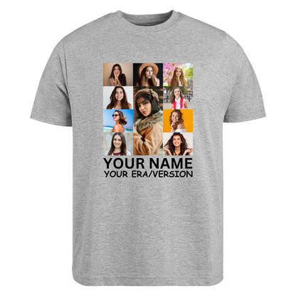 Be Buz Custom Photo T-Shirt Era's Tour Personalized Concert Shirt with Your Picture Bachelorette Party Gift for Women Men for Birthday Valentines - Top Tee