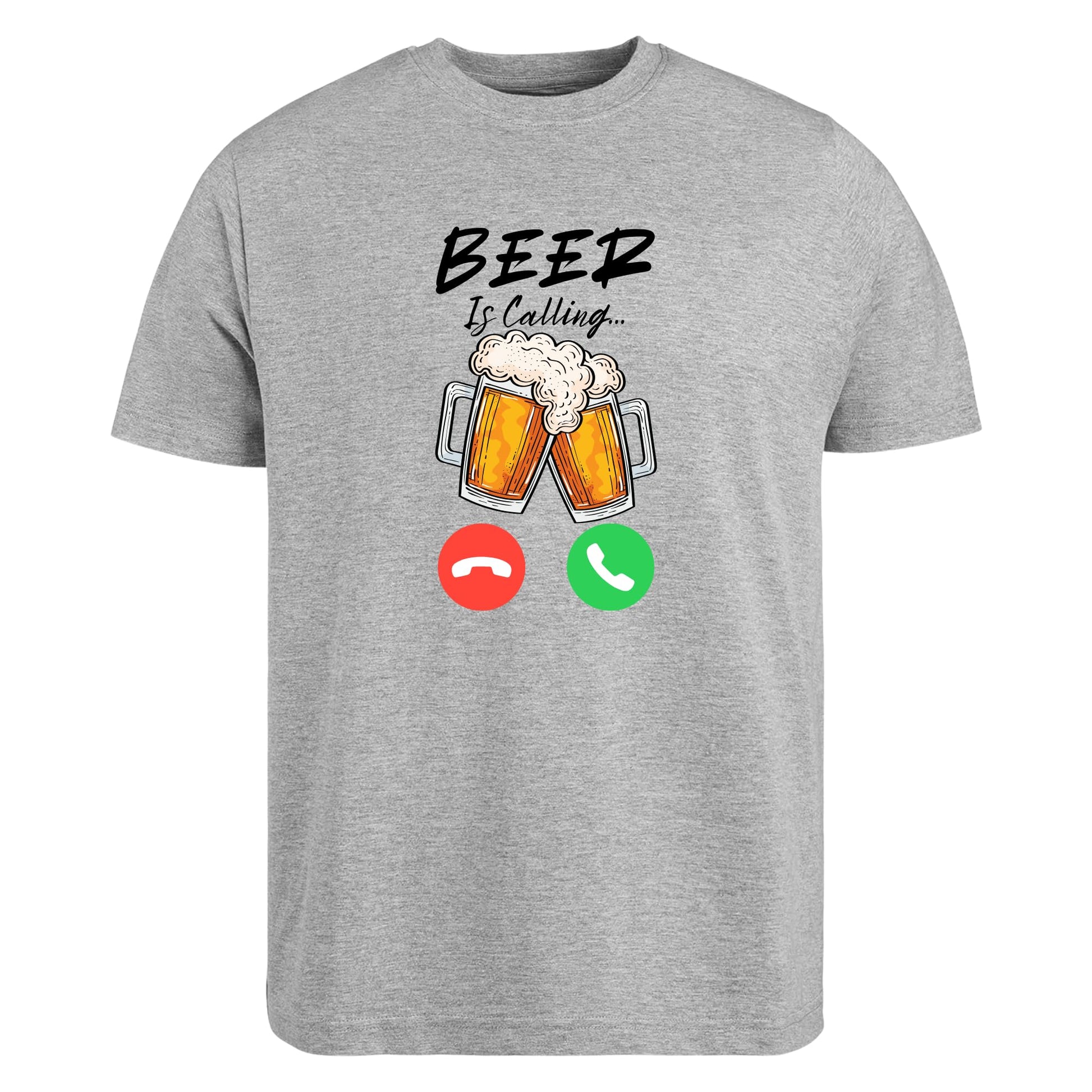 Be Buz Beer is Calling and I Must Go T-Shirt Funny Beer Lover Shirt for Men Drinking Humor Tee Gift for Him - Top Tee