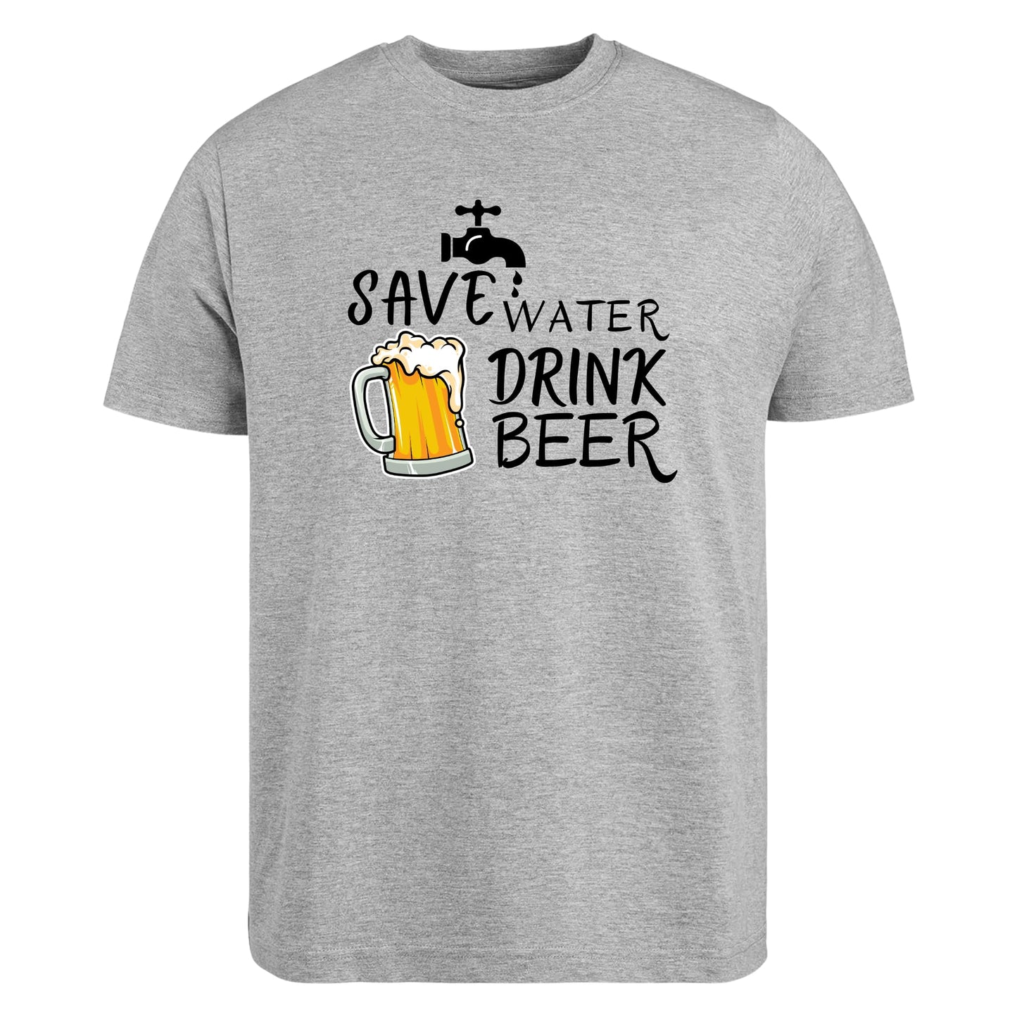 Be Buz Save Water Drink Beer T-Shirt Beer Lover Tee Drinking Humor Shirt for Men Beer Fans Gift for Him Alcohol Tee