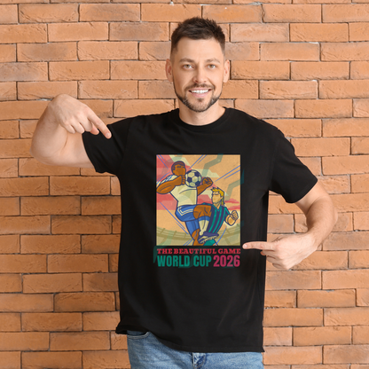 The Beautiful Game – Retro World Cup 2026 T-Shirt | Vintage Football Graphic Tee | FIFA Fan Gift - Top Tee