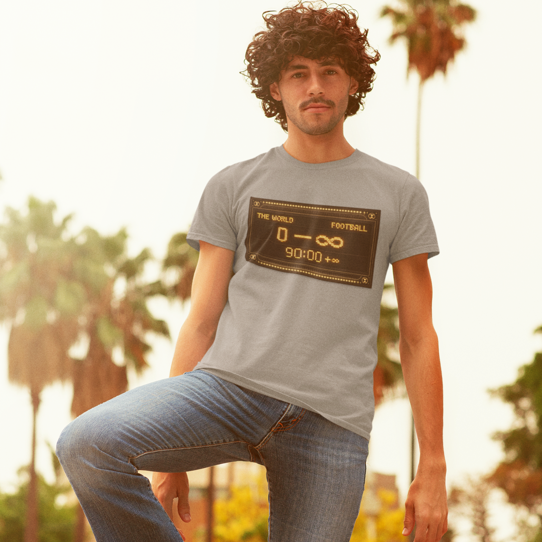Retro Scoreboard Football T-Shirt – 90:00 +∞ – World Cup 2026 - Top Tee