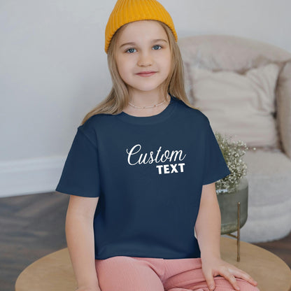 Personalised Kids tshirt - Childrens Custom Text tshirt - kids Name tshirt, Personalised Custom Text Party Gift Boys Girls Kids T-Shirts