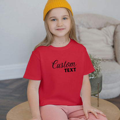 Personalised Kids tshirt - Childrens Custom Text tshirt - kids Name tshirt, Personalised Custom Text Party Gift Boys Girls Kids T-Shirts
