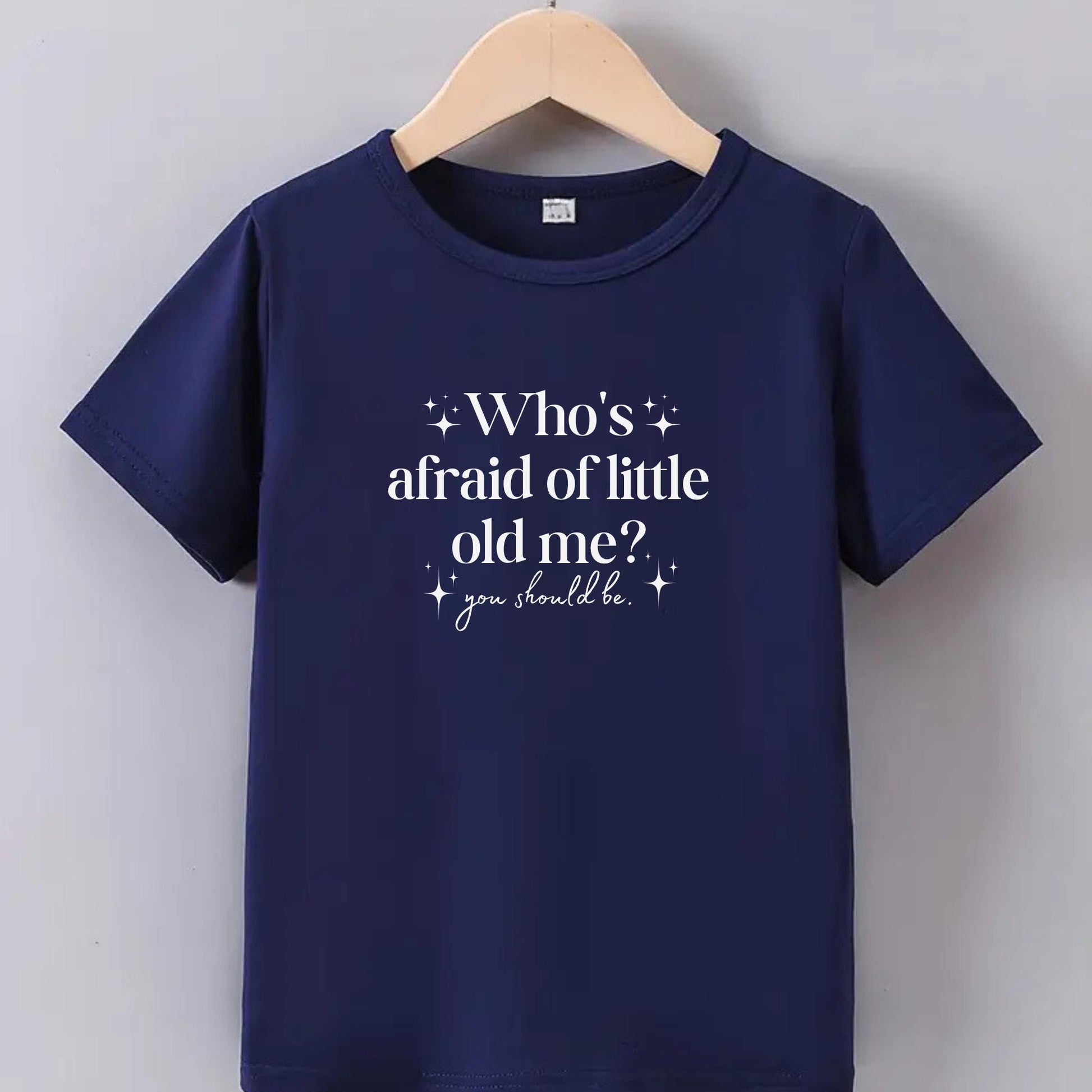 Who's Afraid of Little Old Me – Funny Kids T-Shirt - Top Tee