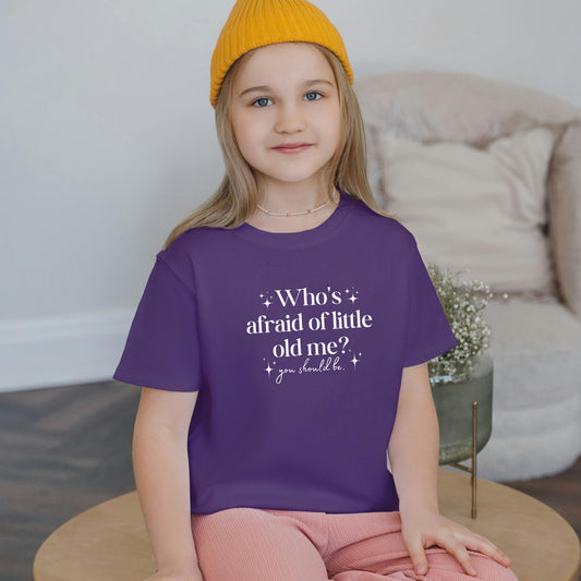 Who's Afraid of Little Old Me – Funny Kids T-Shirt