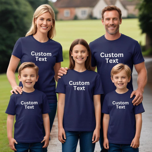 Custom t shirt, Custom text t shirt, Any text shirt, Custom Adults and Toddler t shirts, Custom Family Matching t shirt, Personalised tshirt