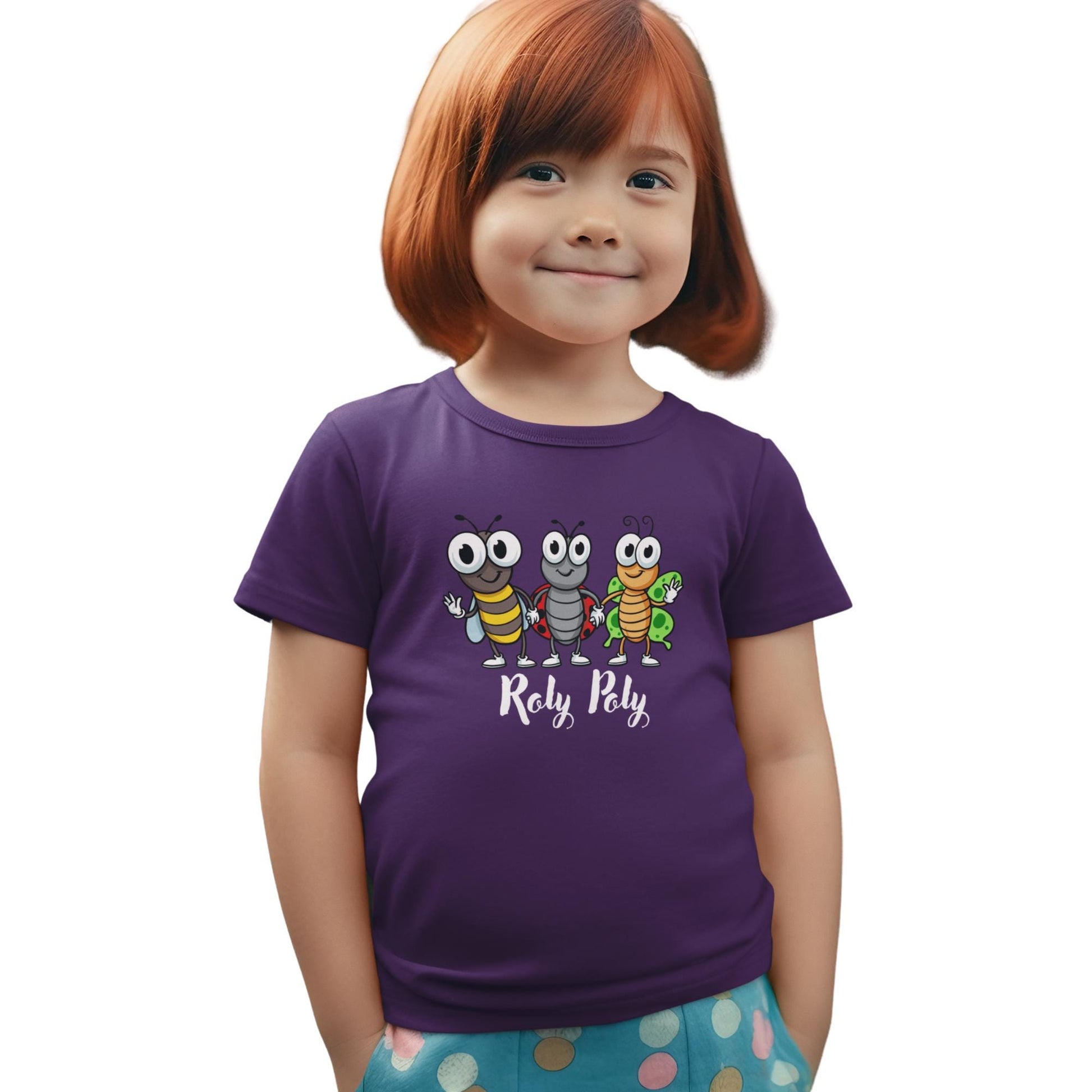 Roly Poly Bug – Funny Kids T-Shirt - Top Tee