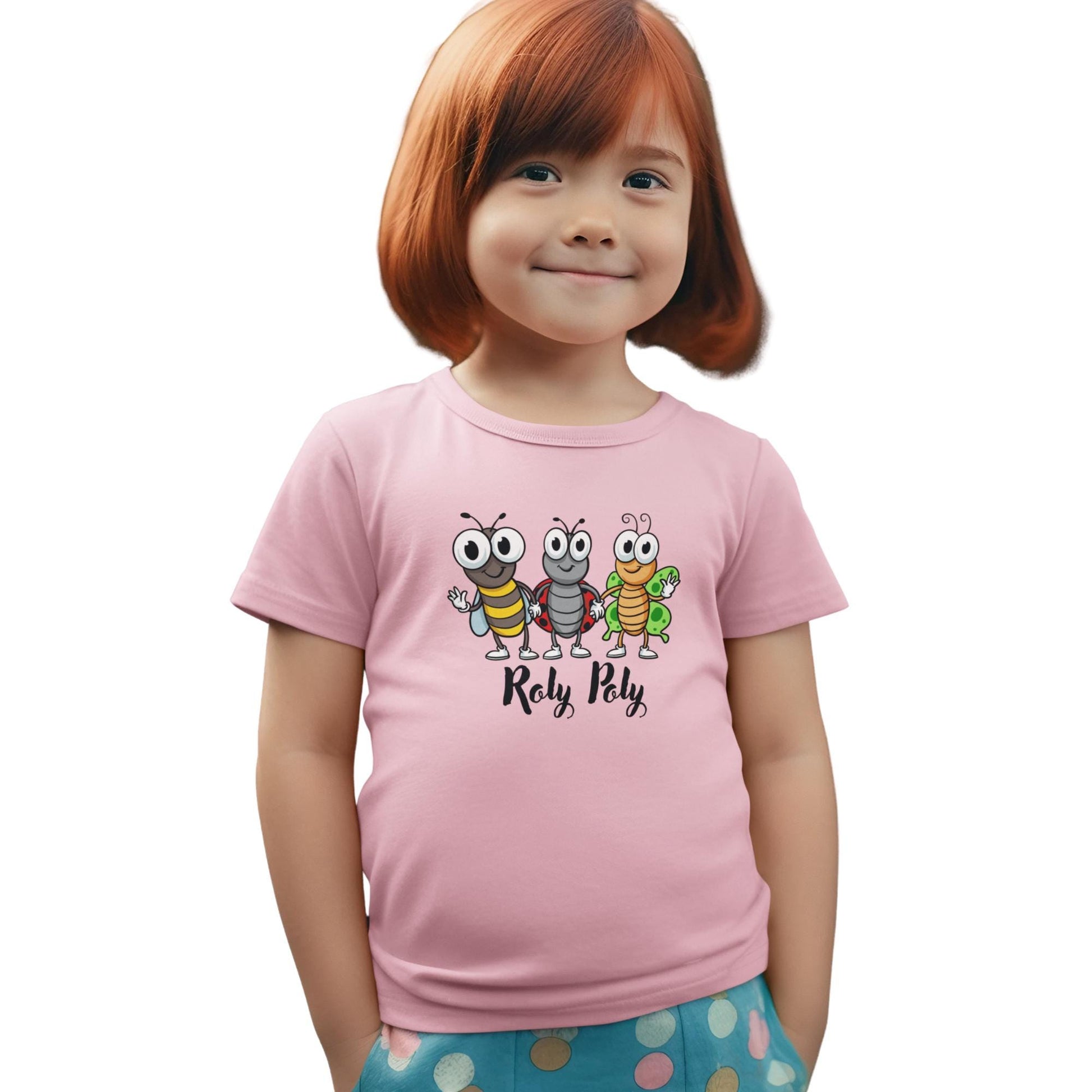 Roly Poly Bug – Funny Kids T-Shirt - Top Tee