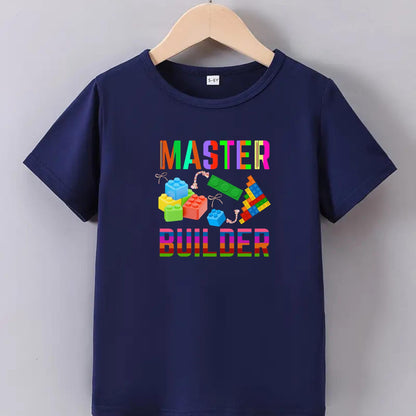 Master Builder – Construction Kids T-Shirt