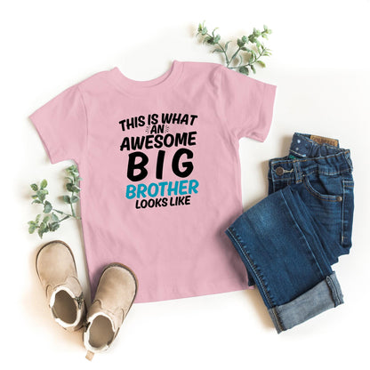 Awesome Big Brother – Funny Sibling Kids T-Shirt - Top Tee